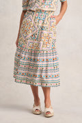 Tier Skirt - Tile Print