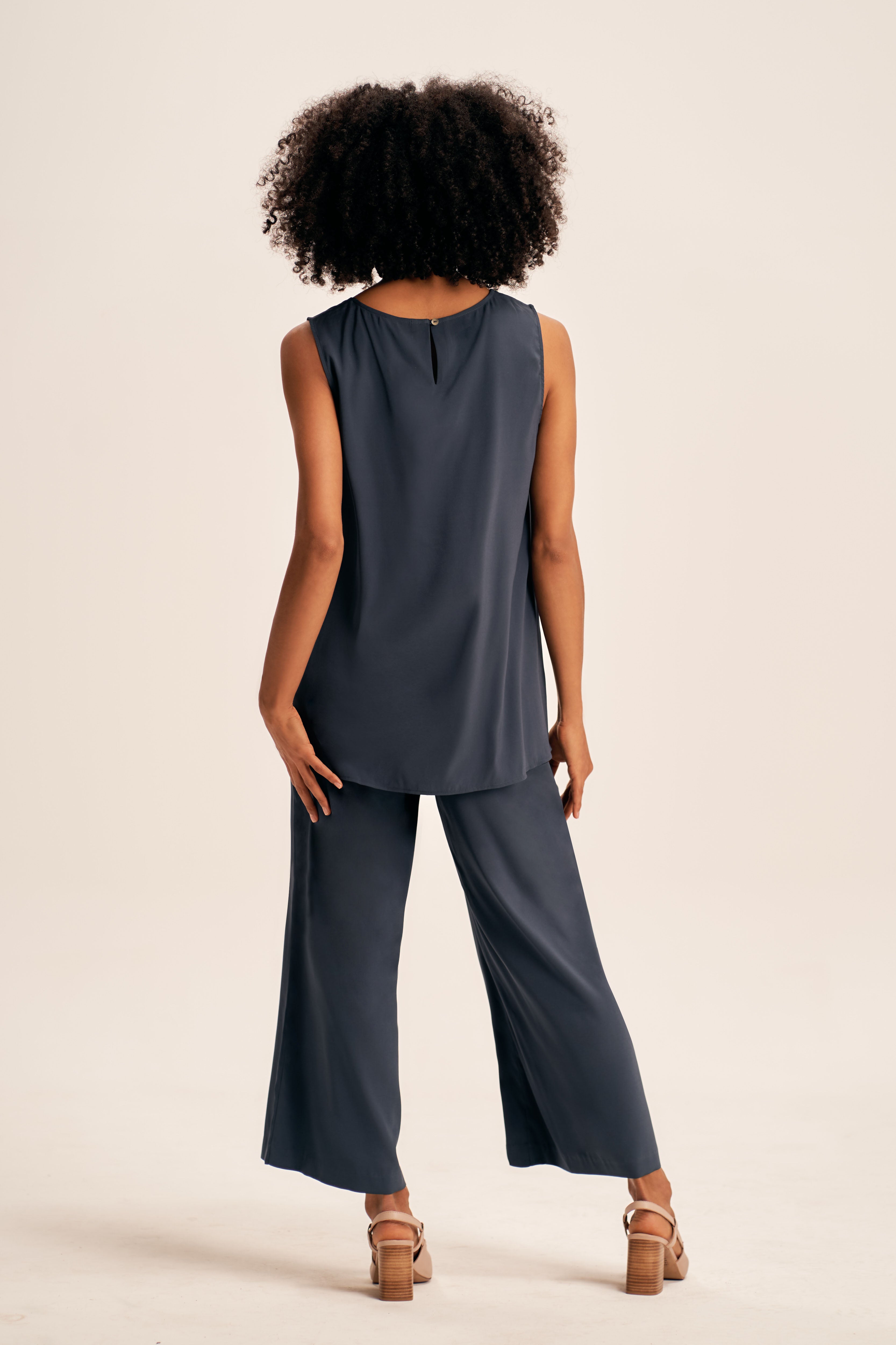 Olivia Newton-John Silk Tunic - Twilight