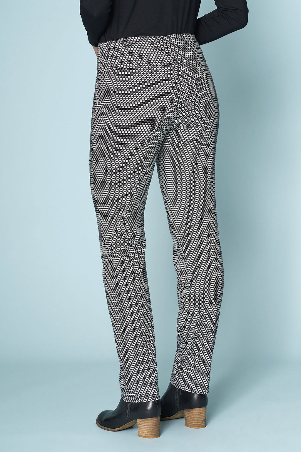 Texture Printed Full Length Pant - Texture Print