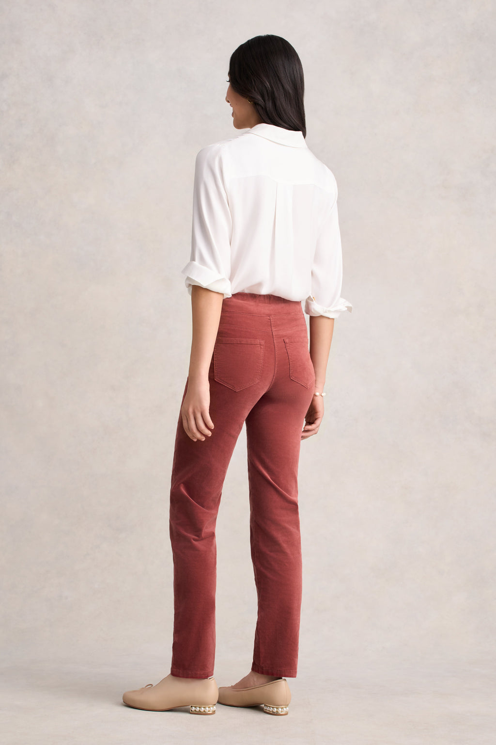 Velvet Straight Leg - Rosewood