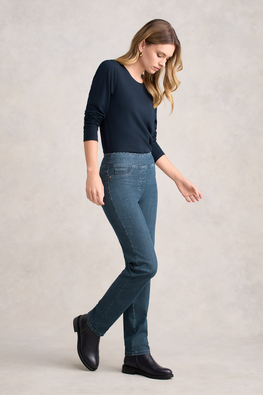 Straight Leg - Indigo Grey Wash