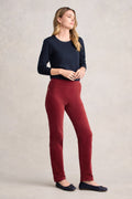 Velvet Straight Leg - Scarlet