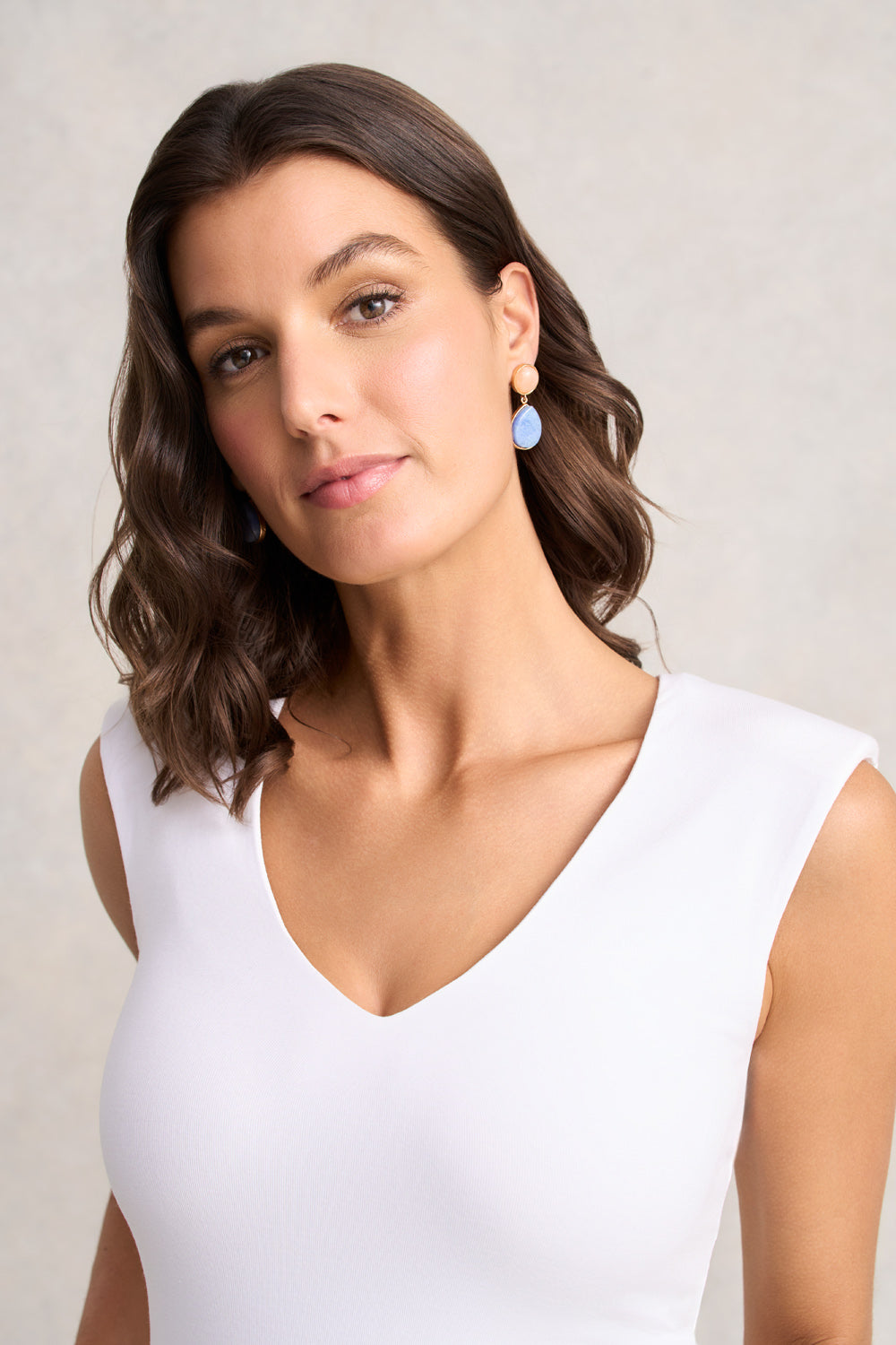 Double Layer Shaping Tank – White