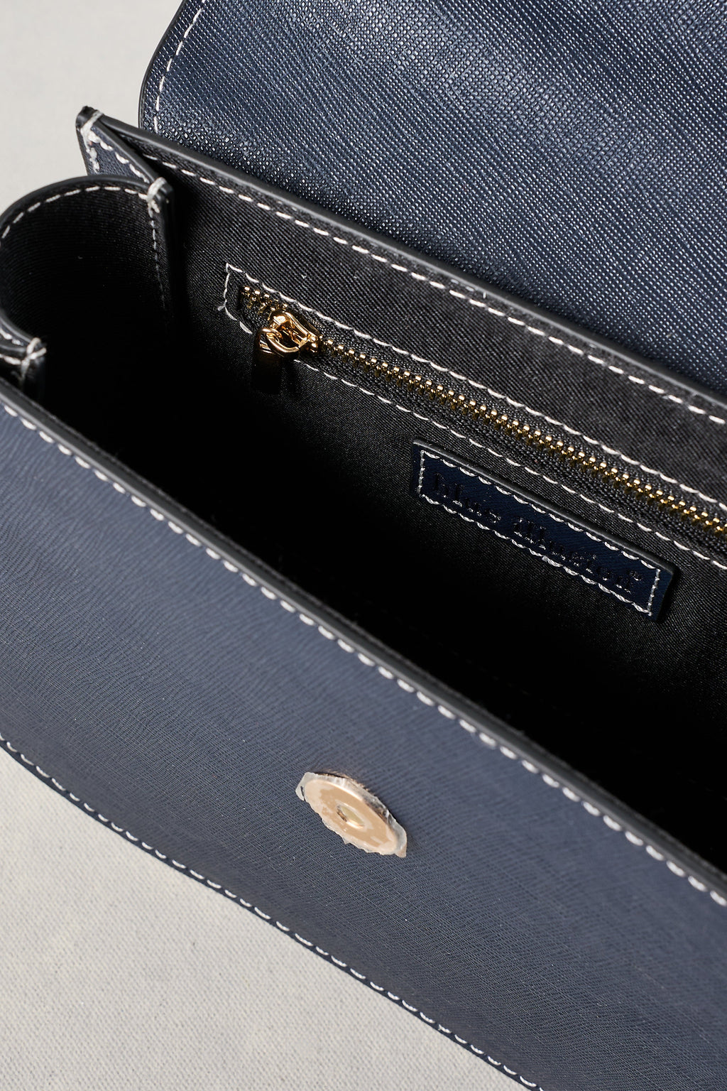 Structured Crossbody Bag - Navy