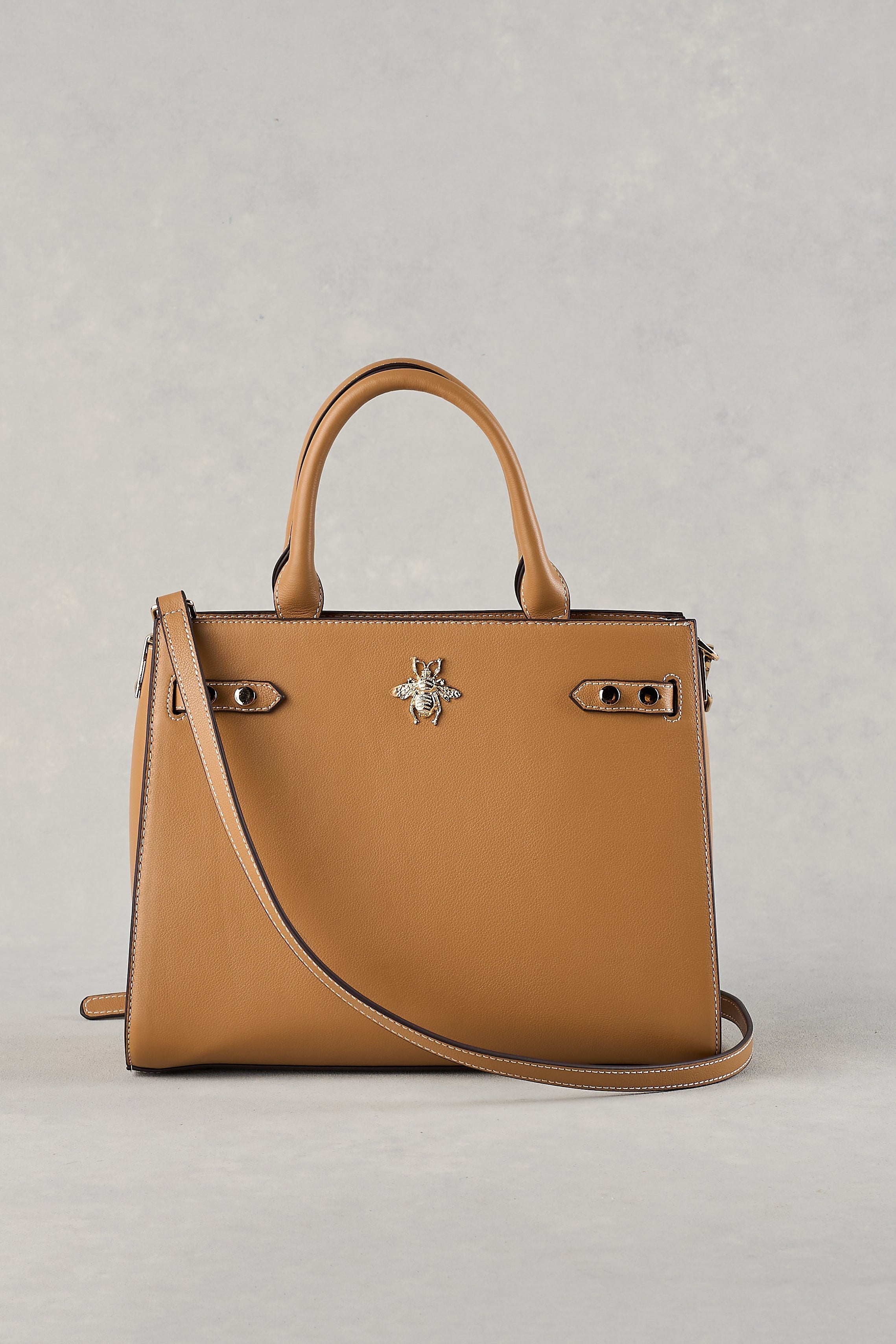 Structured Tote - Tan