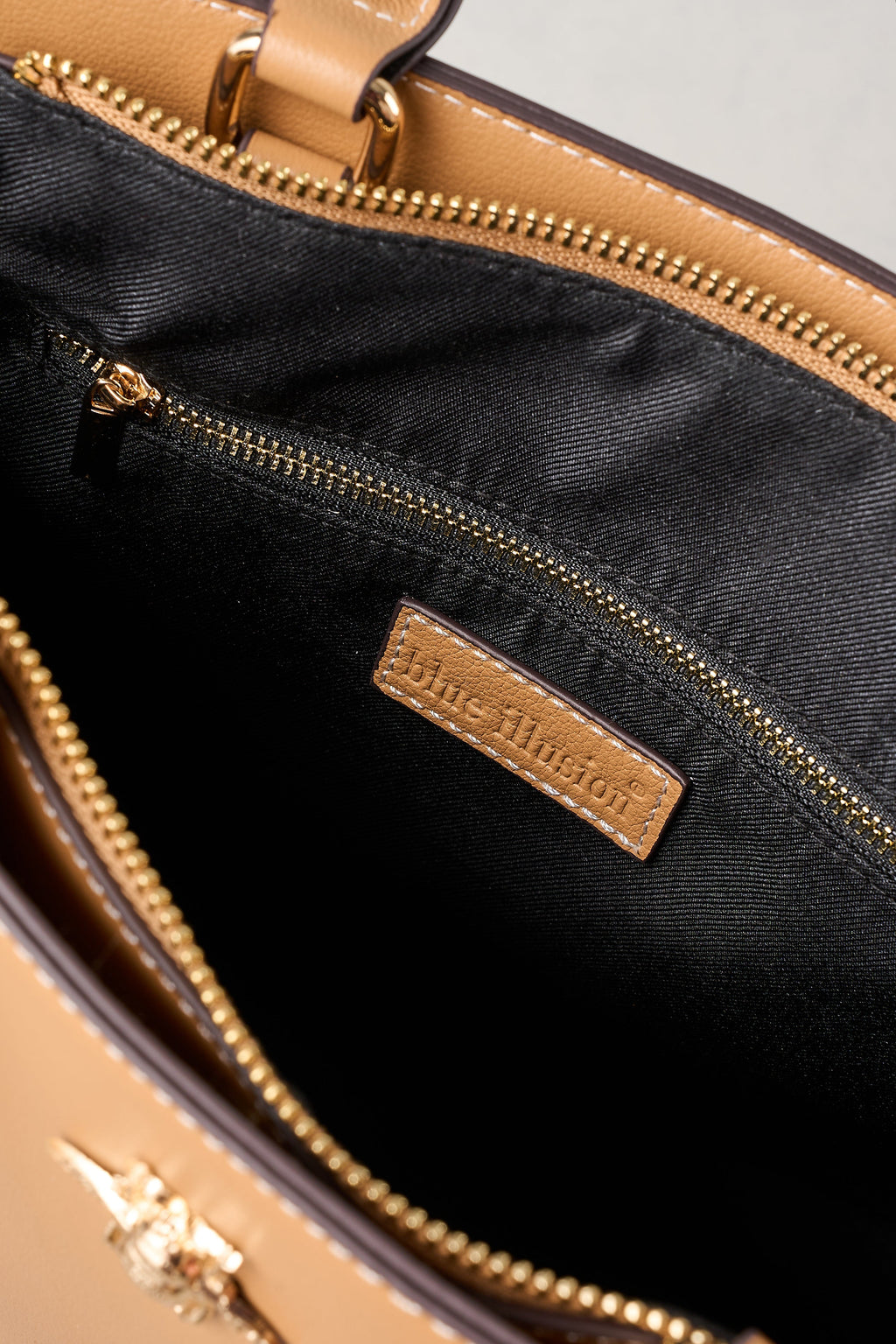 Structured Tote - Tan