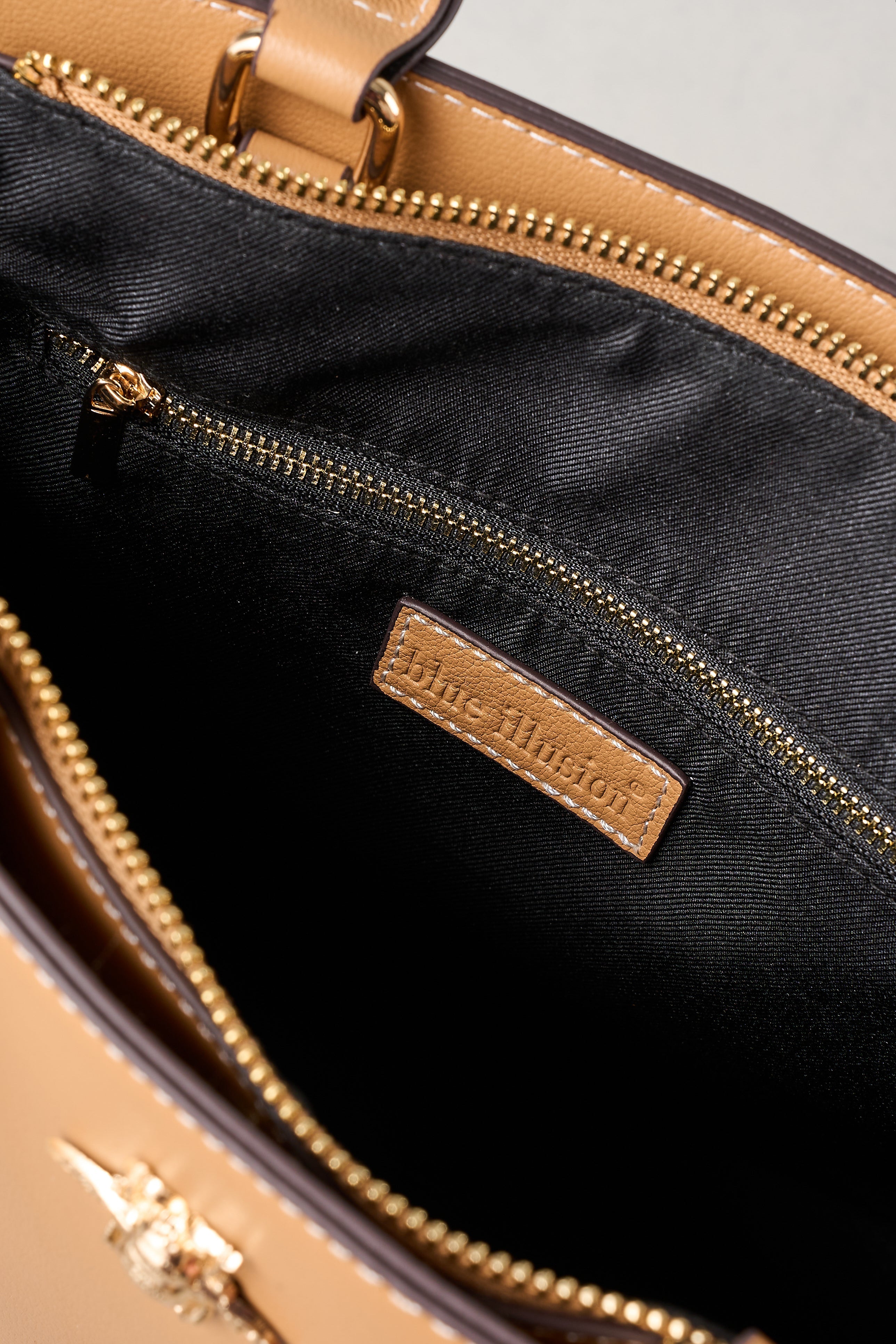 Structured Tote - Tan