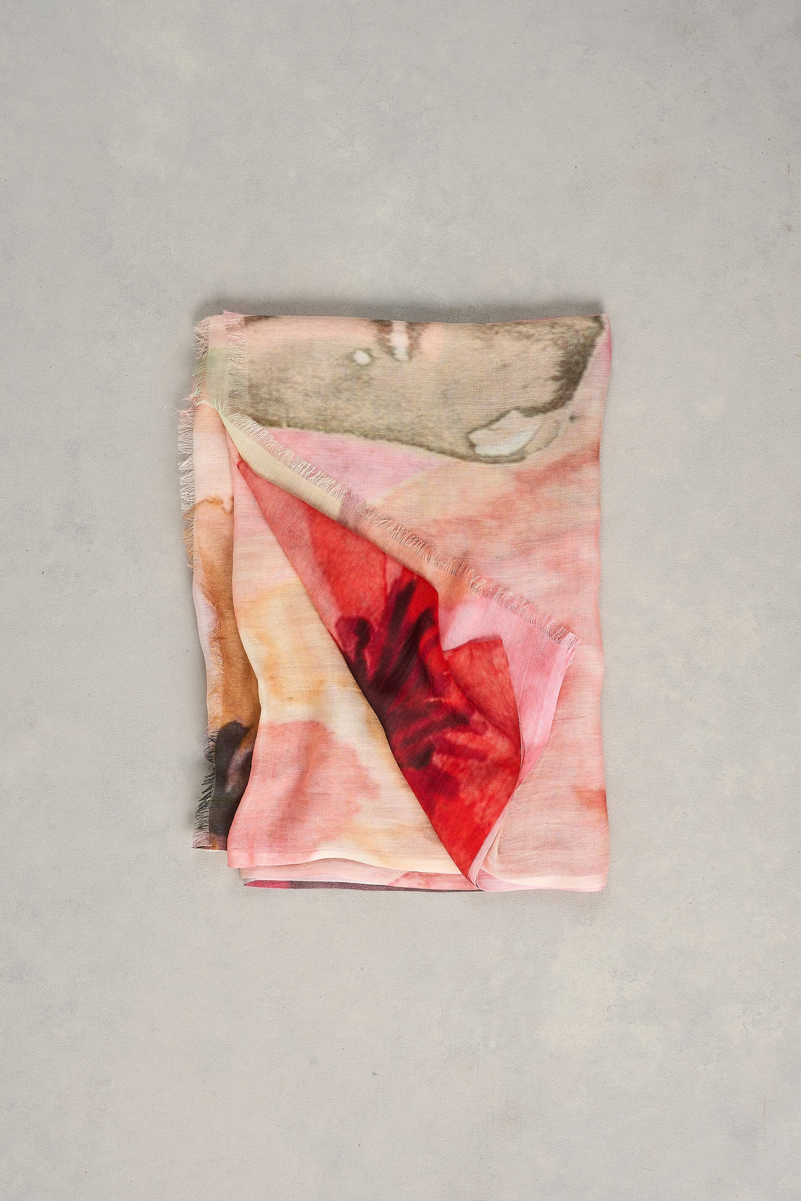 Watercolour Floral Scarf – Multicolour