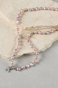 Bee Pearl Necklace – Pink