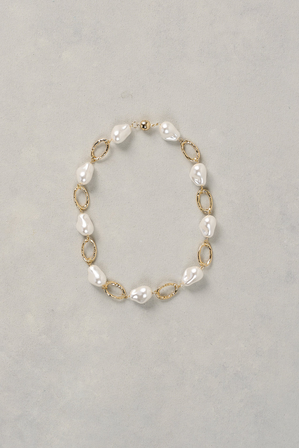 Baroque Pearl Necklace – Cream