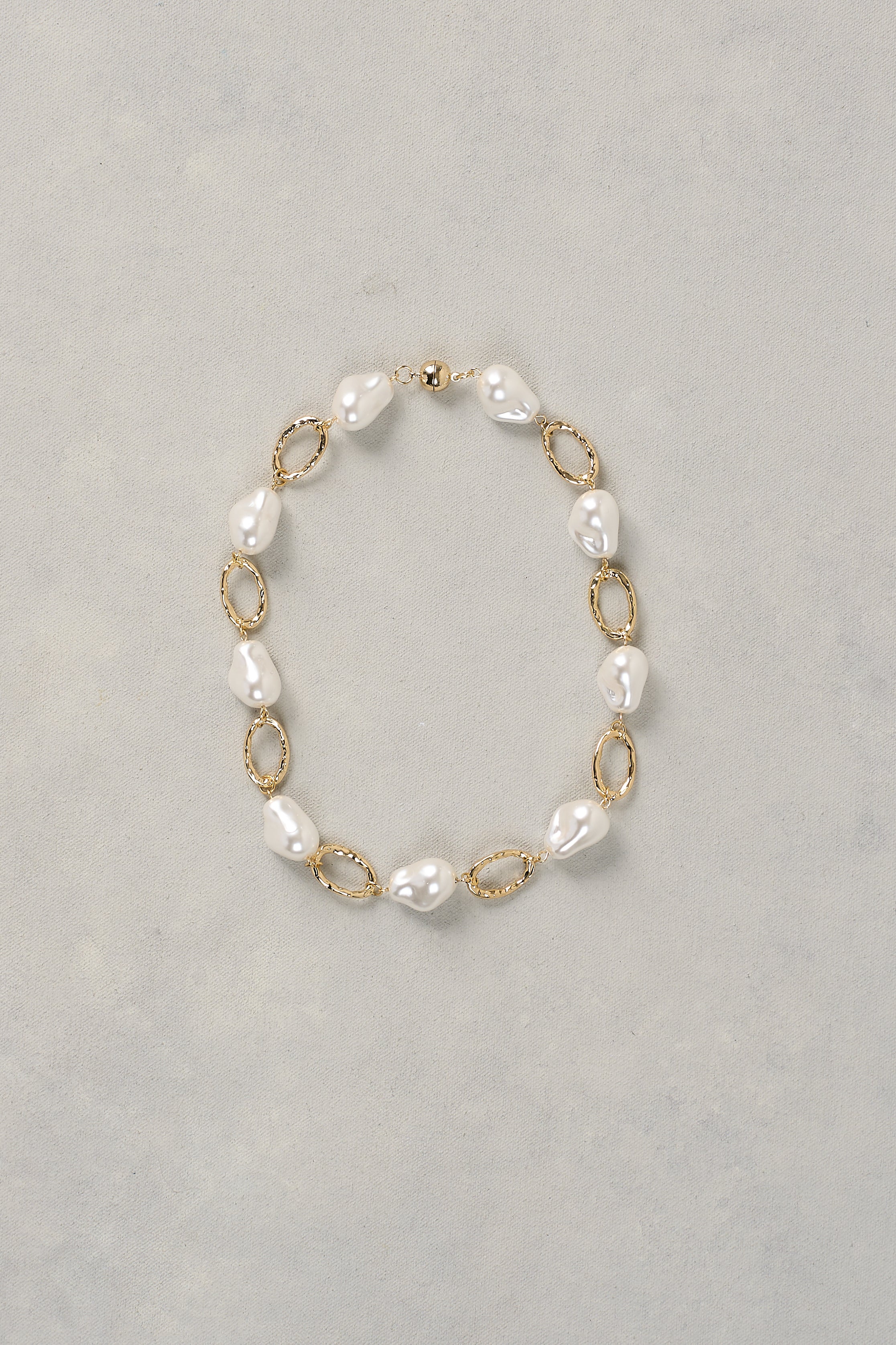 Baroque Pearl Necklace – Cream