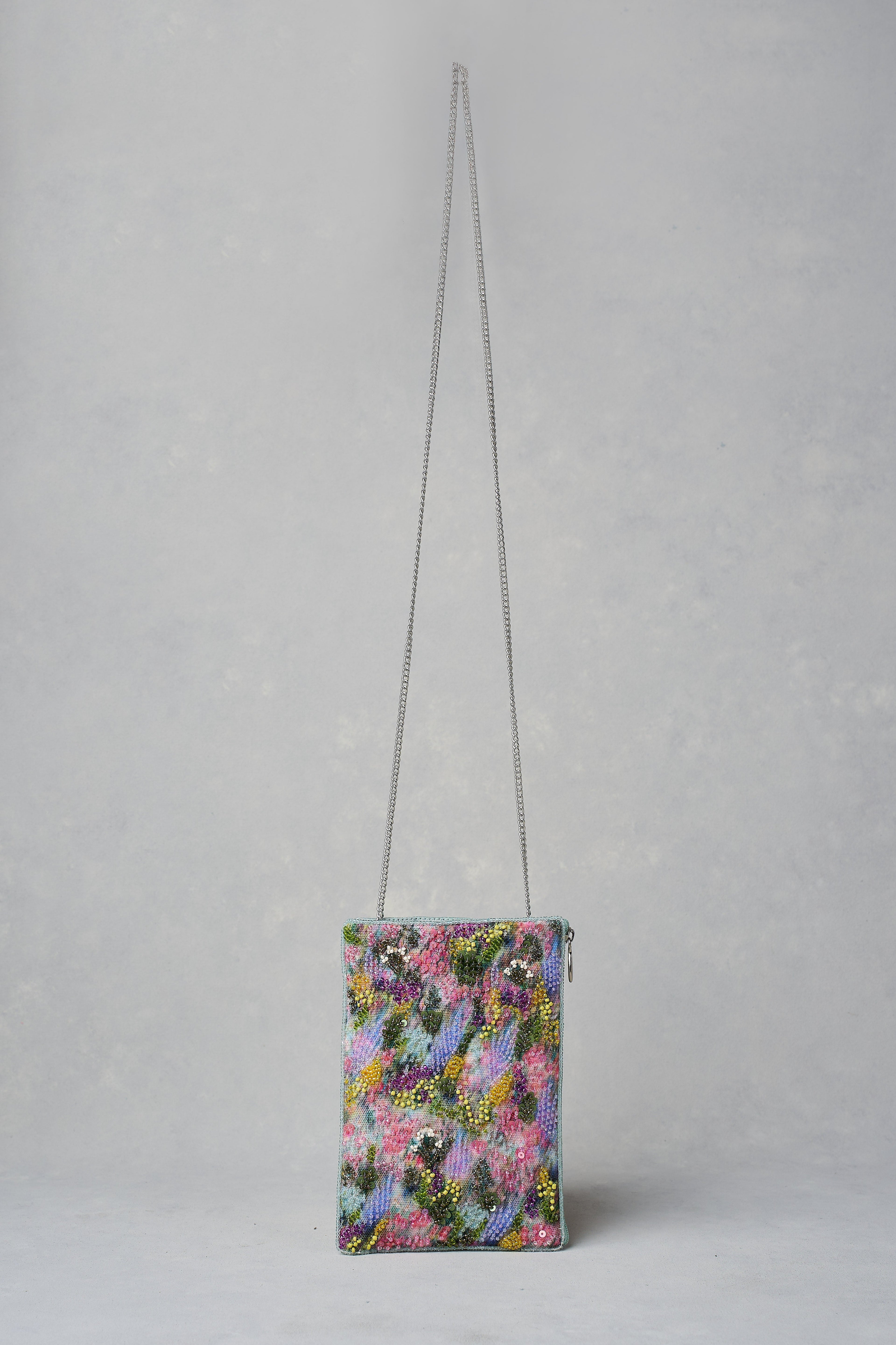 Meadow Print Mini Clutch – Multicolour