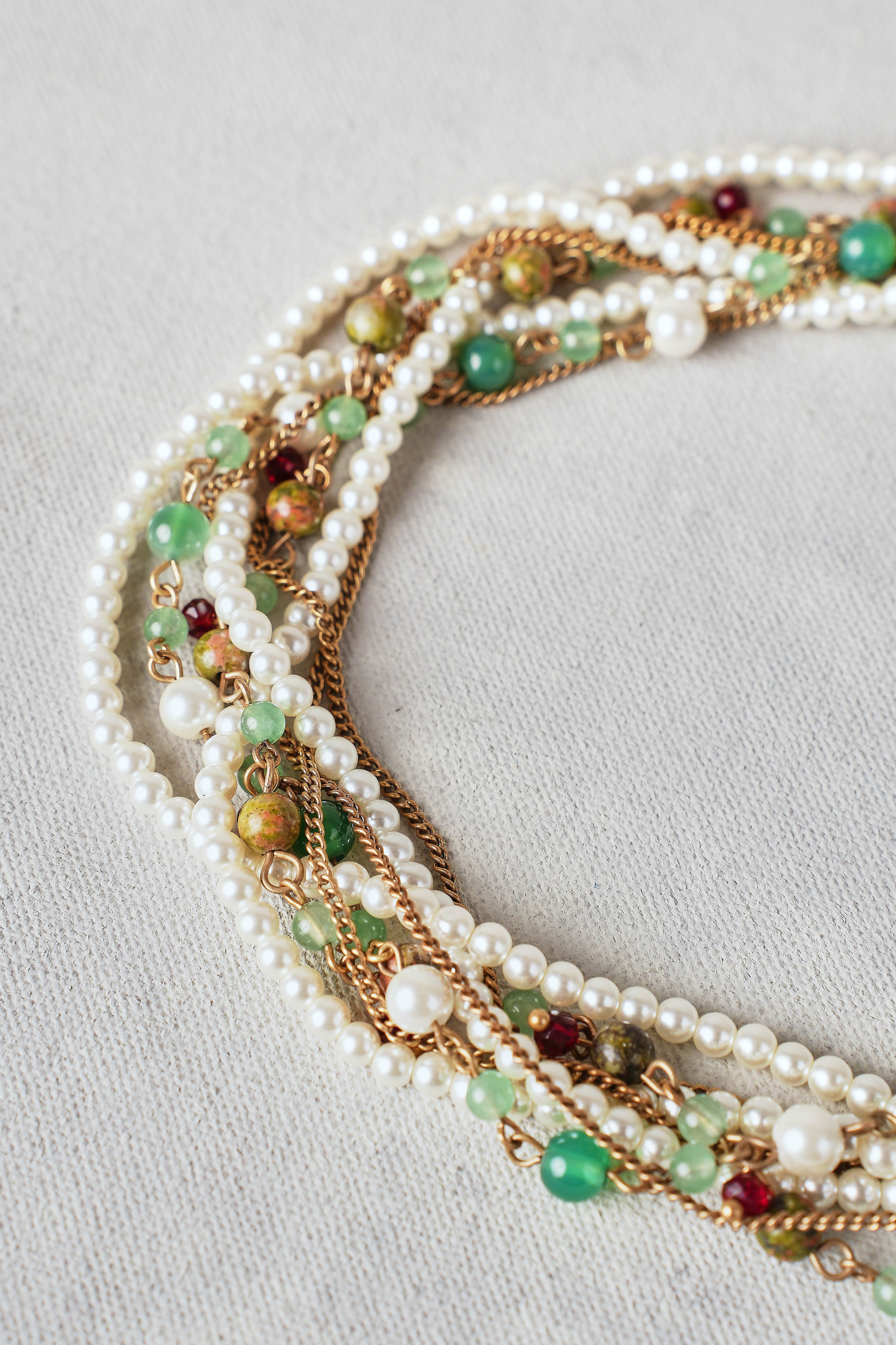 Entwined Strand Necklace – Multicolour