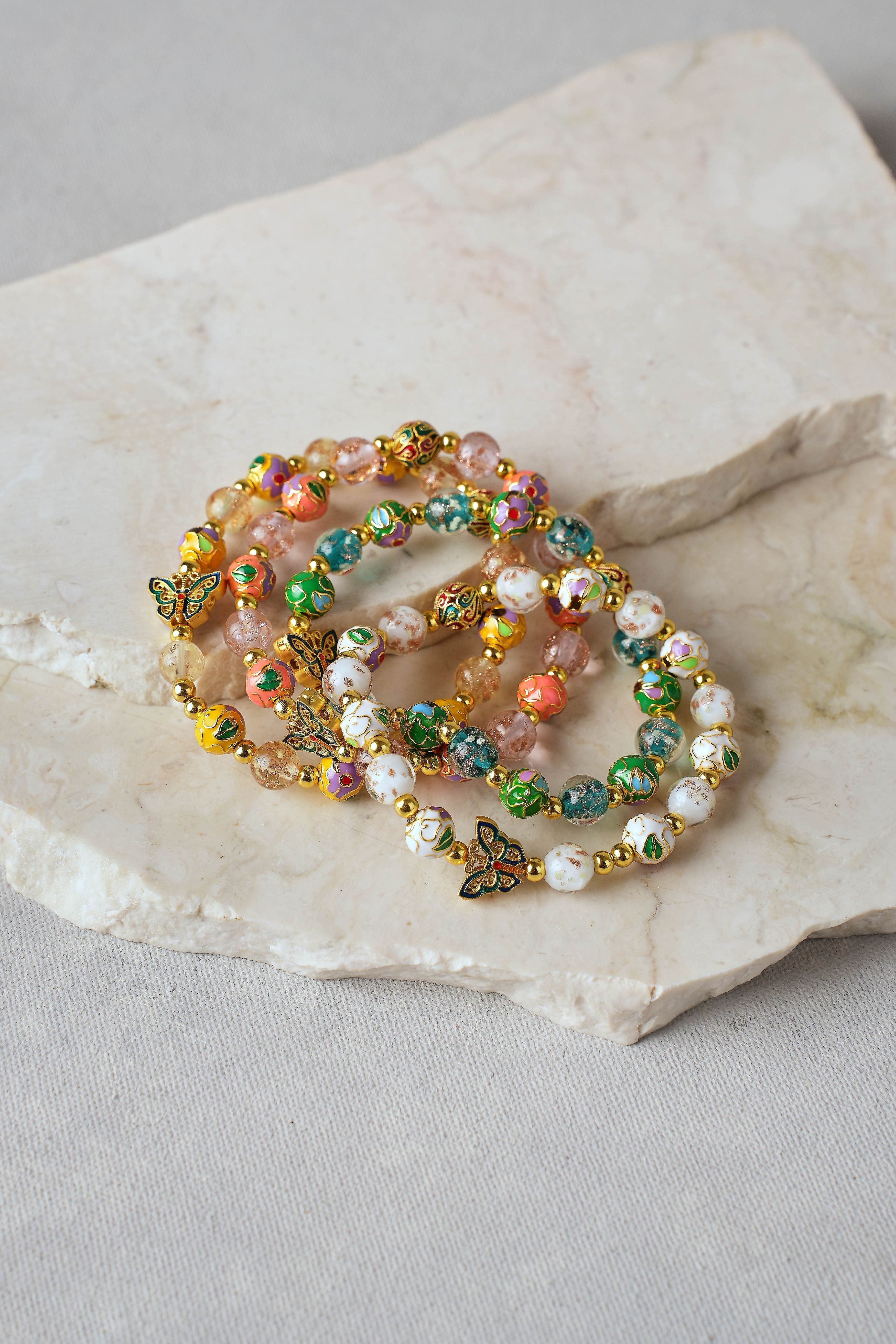 Glass Bead Stretchies – Multicolour