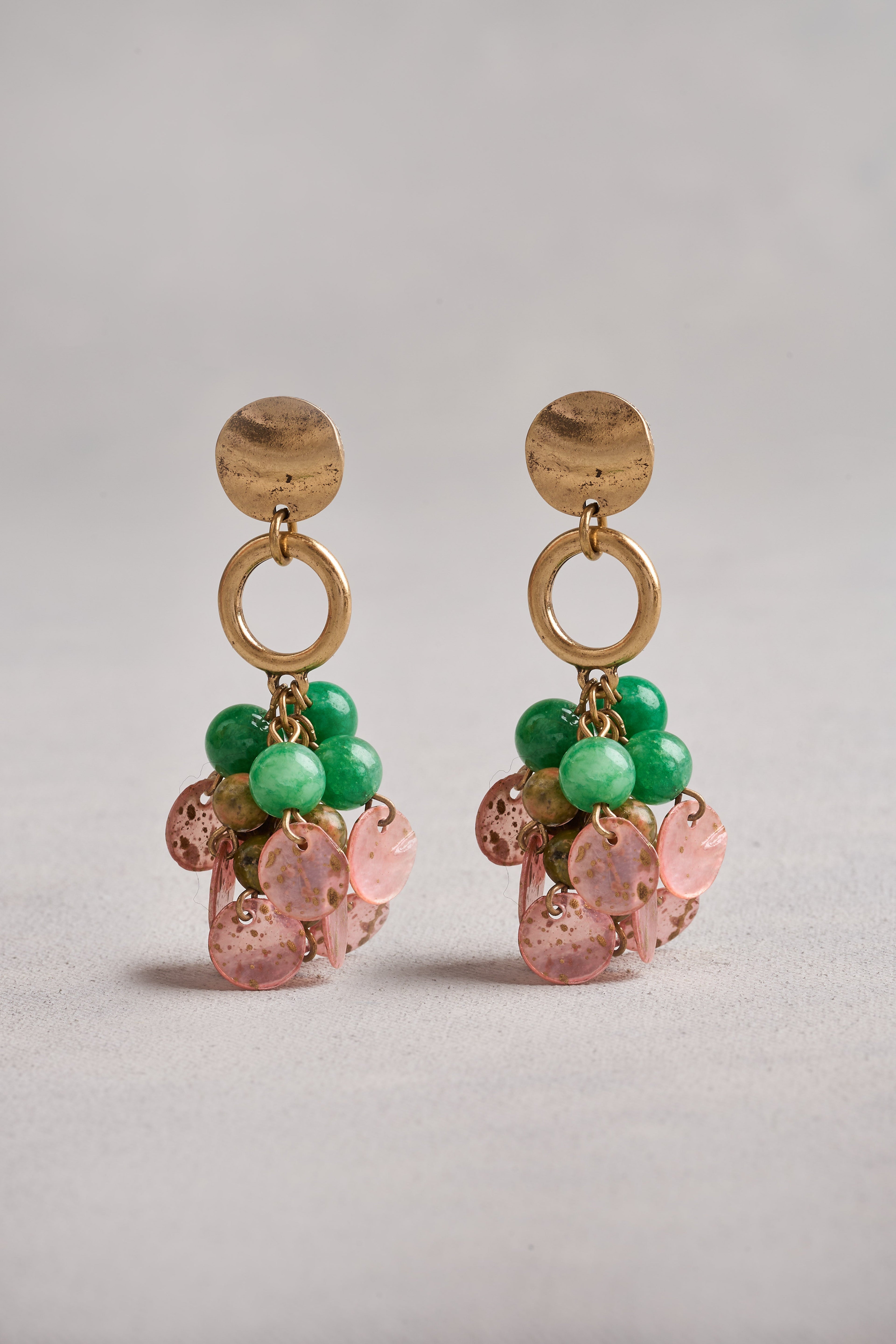 Cluster Earrings - Multicolour