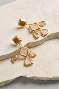 Chandelier Earrings - Pink