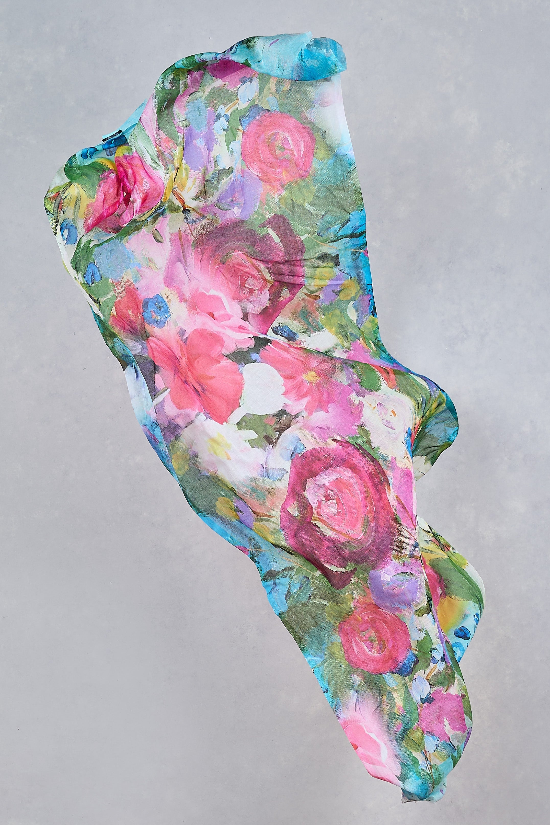 Large Bloom Scarf - Multicolour