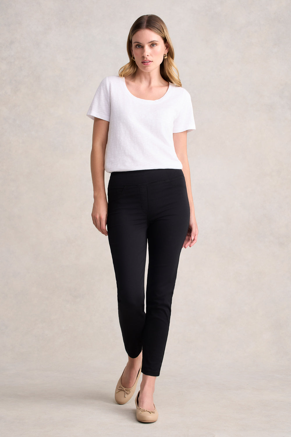 7/8 Skinny Leg - Black