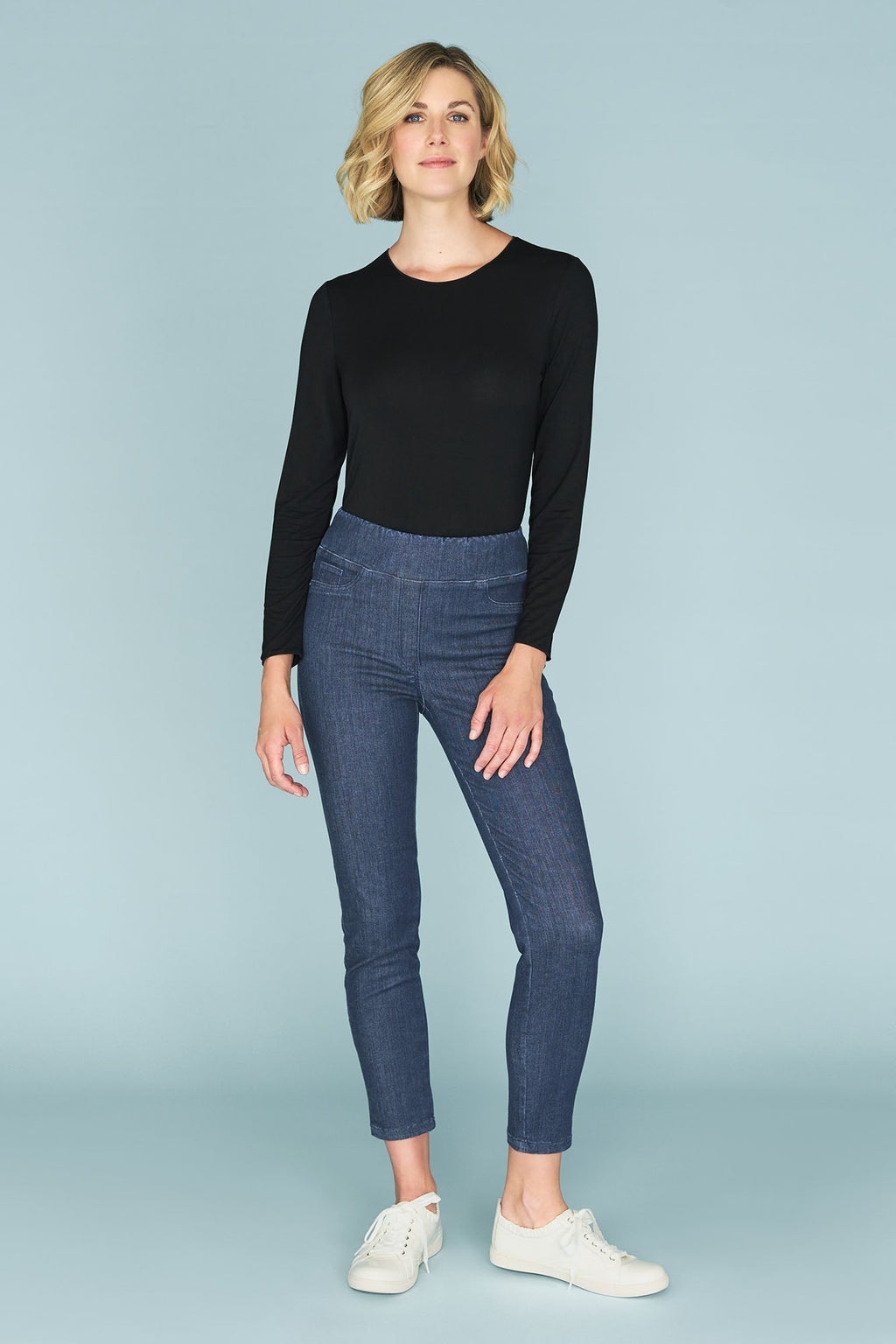 7/8th Skinny Leg - Indigo Rinse