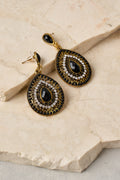 Black Halo Earrings