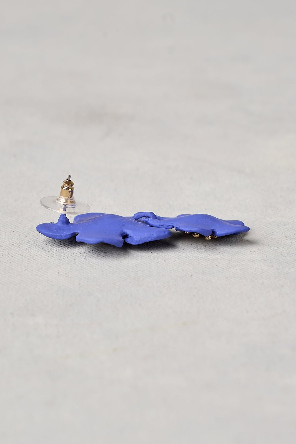Blue Floral Earrings
