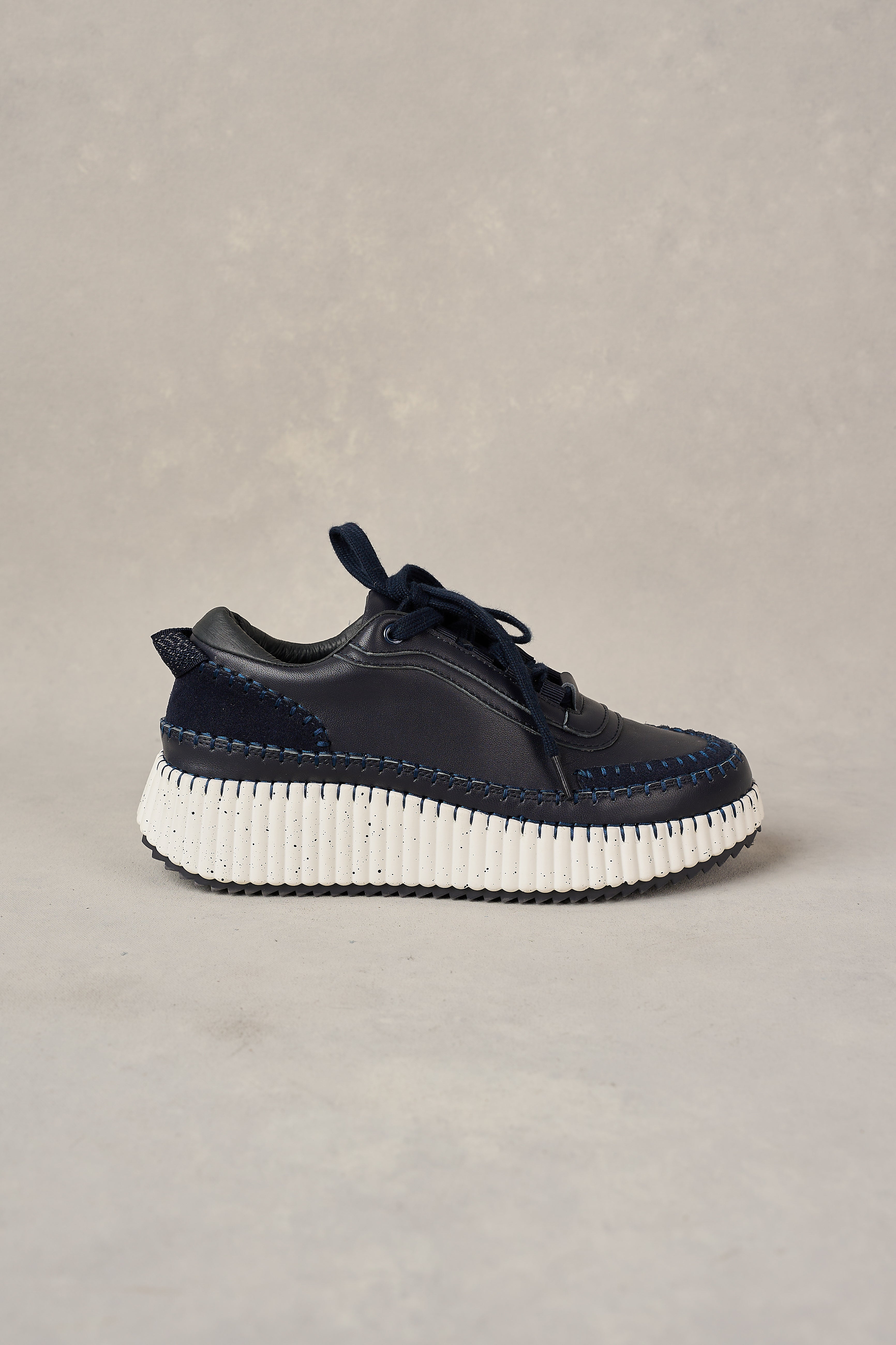 Celine Leather Sneaker - Ink