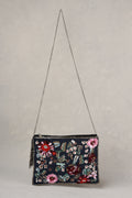 Floral Sequin Clutch - Multicolour