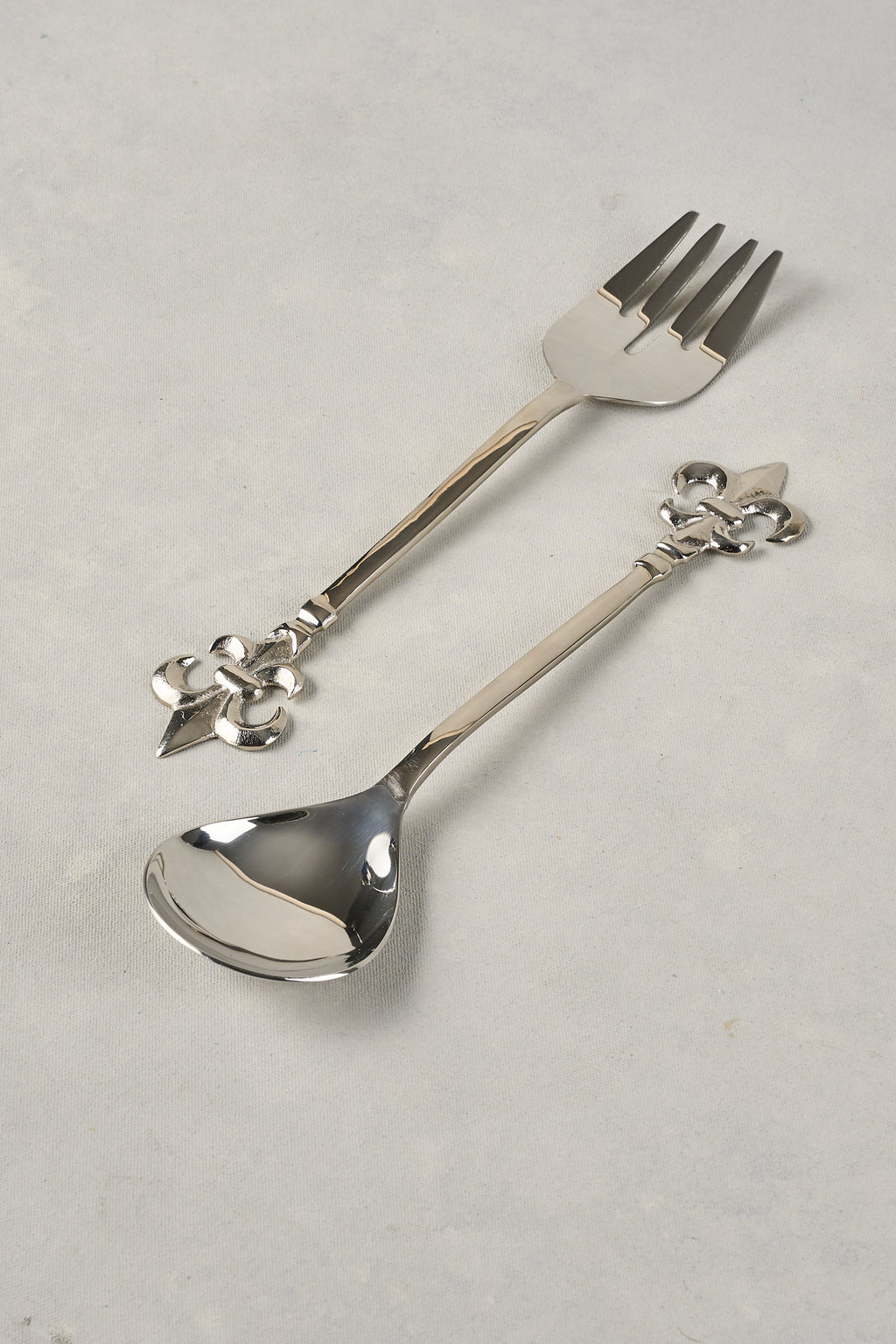 Fleaur De Lys Salad Servers