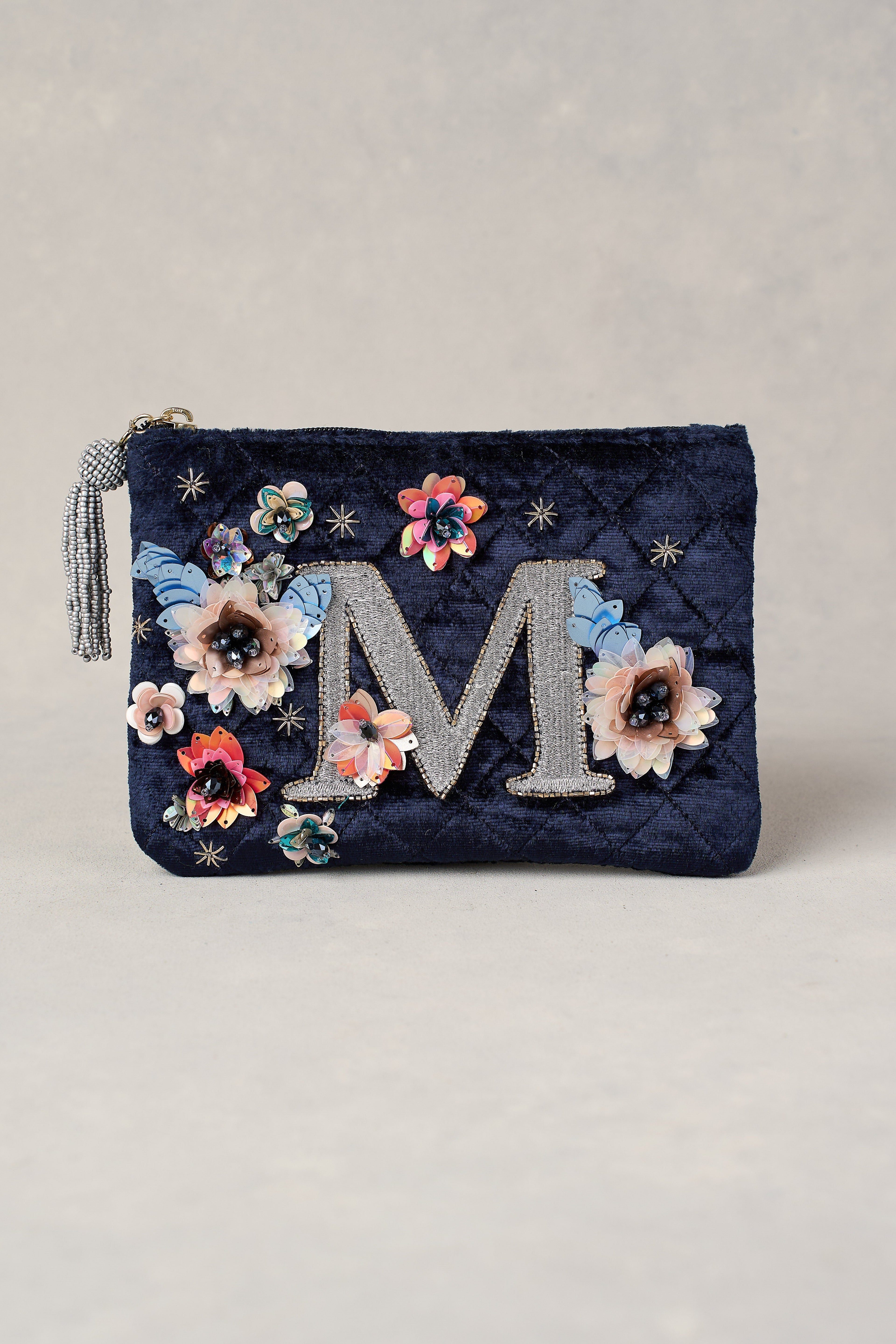 M Monogram Cosmetic Bag - Blue