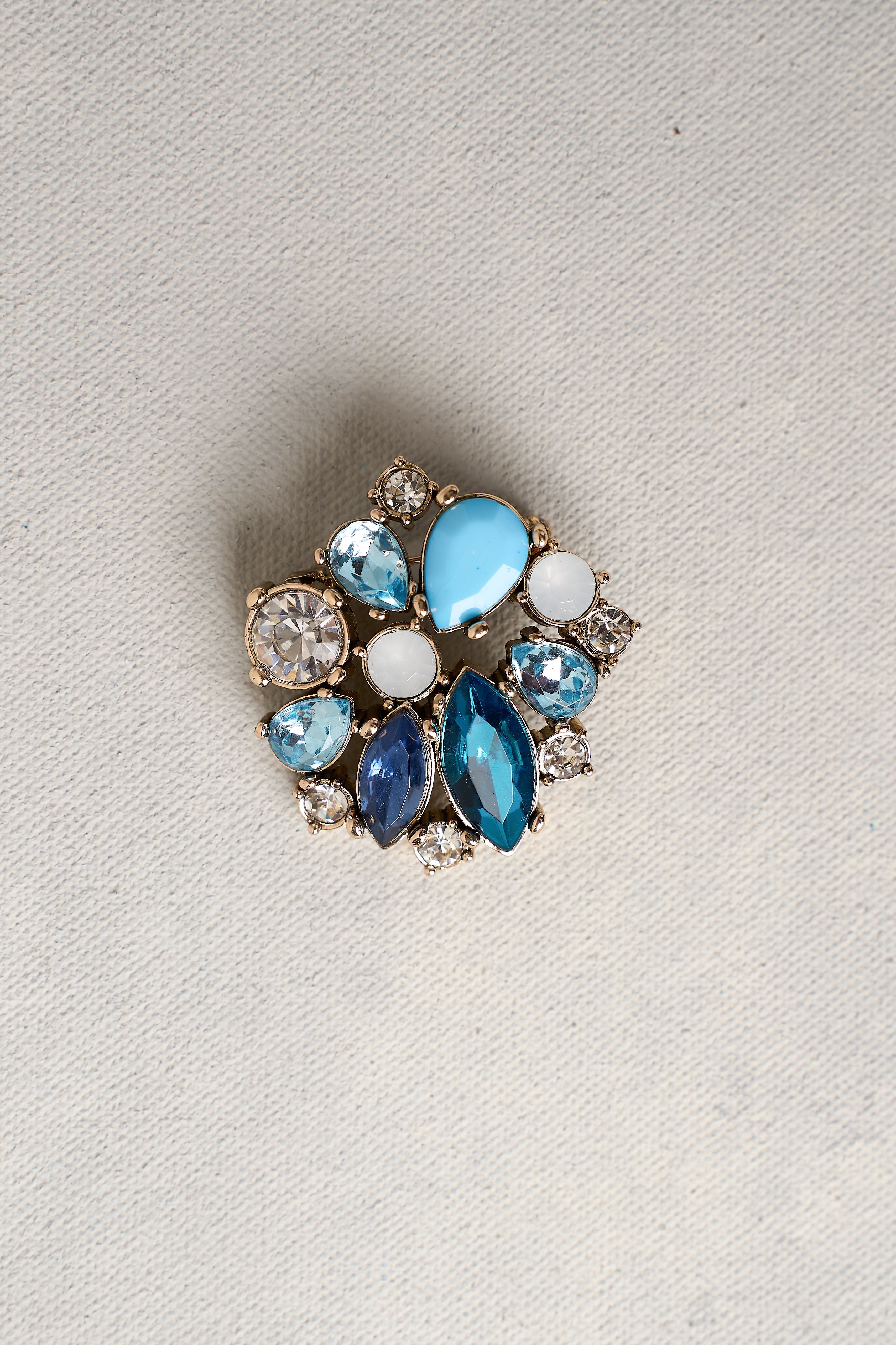 Ocean Diamon Brooch - Multicolour