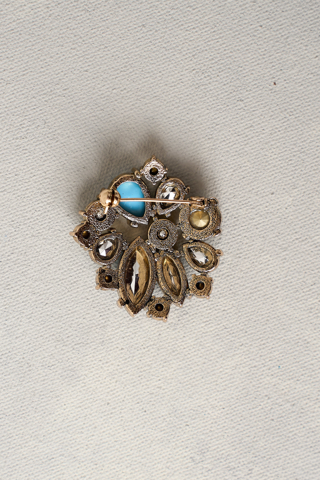 Ocean Diamon Brooch - Multicolour