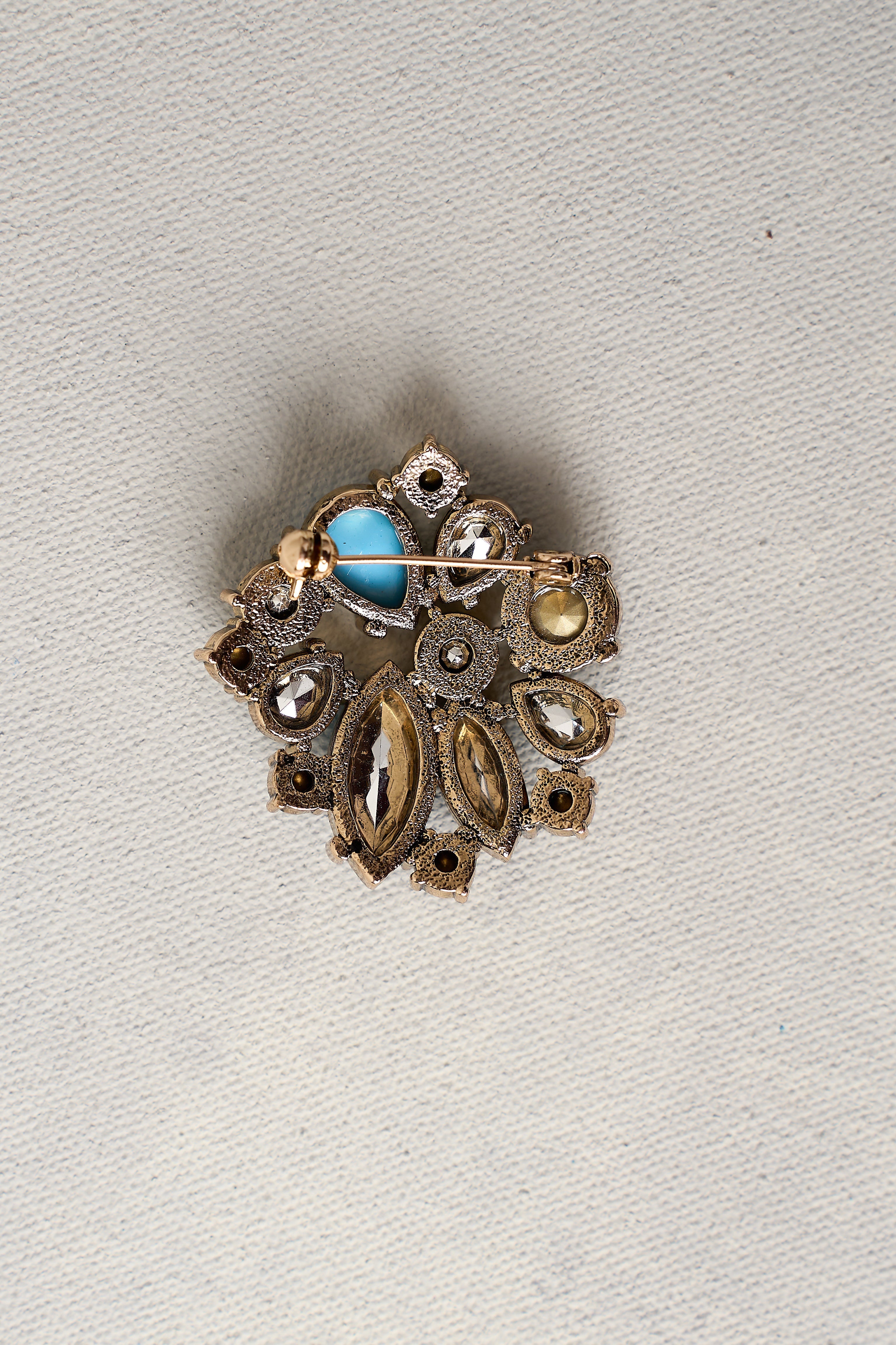 Ocean Diamon Brooch - Multicolour