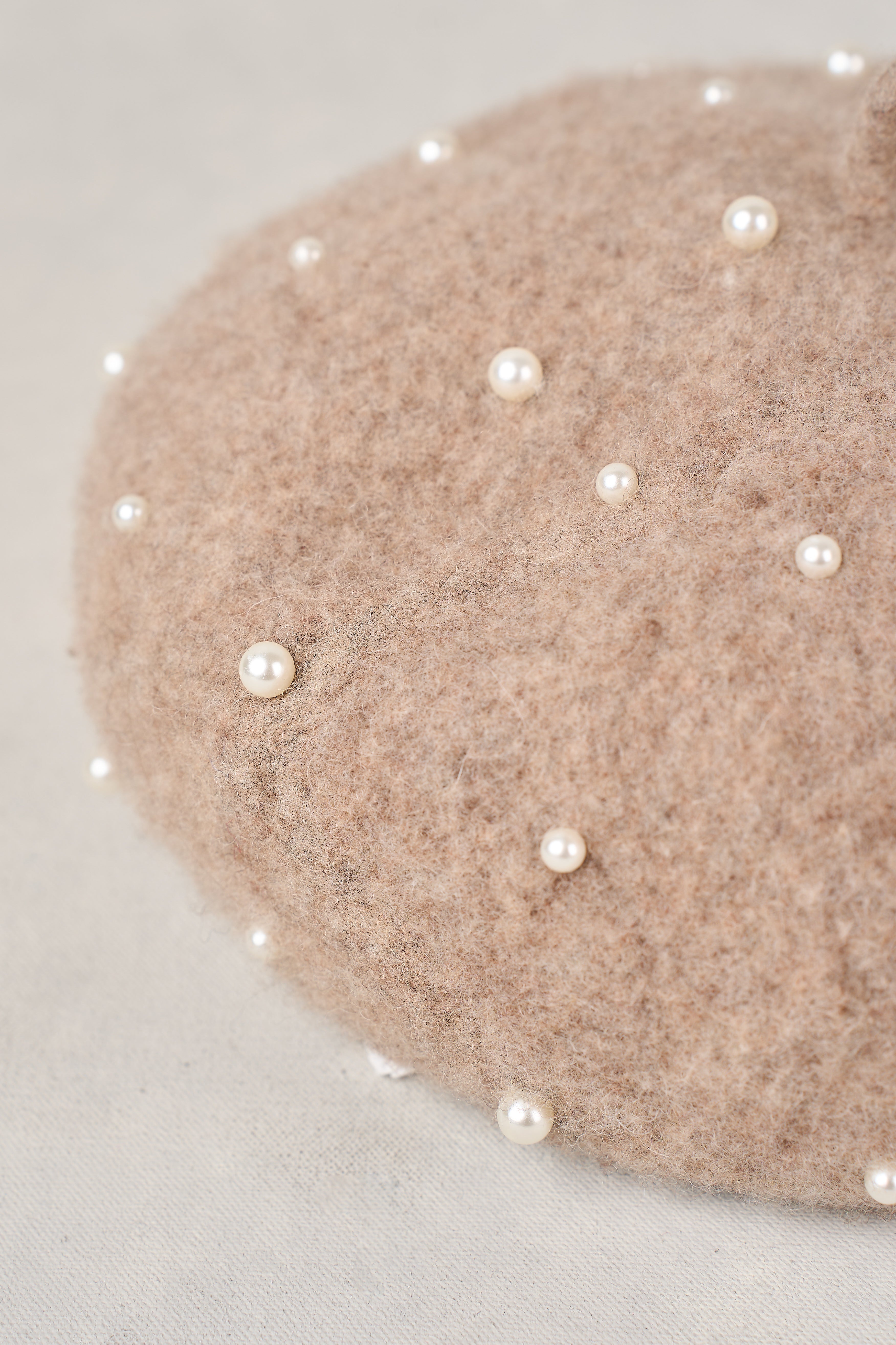 Pearl Beret - Taupe Marle