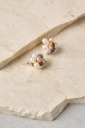 Pearl Cluster Studs - Gold